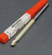 ACCUPRO 1/4" x 4" OAL Solid Carbide ZrN Coated End Mill Centercutting Machinist