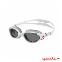 在飛比找momo購物網優惠-【SPEEDO】成人 運動泳鏡 Biofuse2.0(白/紅