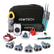 Kewtech KT1780 KIT32, Lightmate, 203 Clamp Meter, PAT Adaptor, R2 Socket Tester