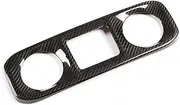 Dry Carbon Fiber Dashboard AC Air Conditioner Triple Gauge Pod Holder Cover Panel Compatible with Mercedes-Benz W464 G63 G500 G550