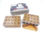 Pair Findmall 23 Holes .0002" Machinist 246 2-4-6 Blocks 469713