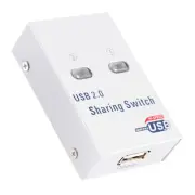 Dual Port USB2.0 Type A to B Sharing Cable Switcher For Printer Scanner HUB KVM