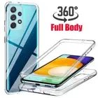 For Samsung S25 S24 S23 S22 Ultra A53 A14 A33 A52 Shockproof Clear Case Cover