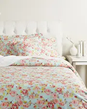 Superior Bellflower 300 Thread Count Cotton 3pc Duvet Cover Set