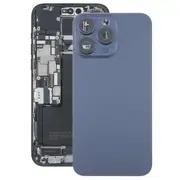Premium Glass Battery Cover for Iphone 15 Pro - Camera Lens Included