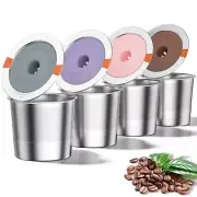 Reusable K Cups Coffee Filter, Stainless Steel K Cup Reusable Coffee Pods Fil...