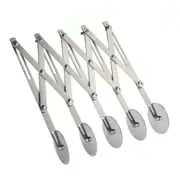 Pizza Cutter Dough Adjustable Baking Divider 5 Wheel