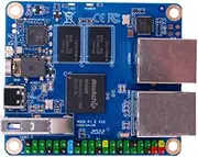 Rock Pi E Rockchip RK3328 1GB DDR3 SBC Single Board Computer Support Debian/Ubuntu/OpenWRT Same as Nanopi R2S use for IOT (1GB SingleBoard, No Acrylic Shell)