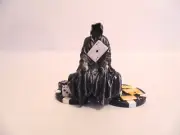 Poker Card Guard Grim Reaper Ace Of Spades Dice 666 Gold Bars Hand-Crafted