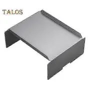 Stainless Steel Heat Baffle for Pit Pellet Grill - Heat Shield Diffuser & Flame Broiler Tamer Tray - Grilling Accessory grey