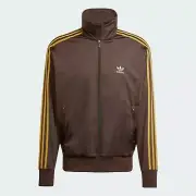 adidas Originals Adicolor Classics Firebird Men's Track Top in Brown and Yellow