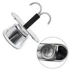 Compact Mocha Pot 100ml Stylish Stainless Steel Design for Daily Brewing