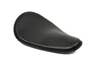 Black Leather Spring Solo Motorcycle Seat Sportster Bobber Chopper HD 48 Iron