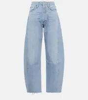 [Agolde] Agolde Luna high-rise barrel-leg jeans XS blue