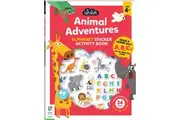 Jr. Explorers - Animal Adventures Alphabet Sticker Book