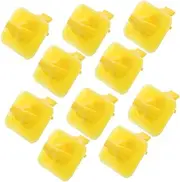 NOLITOY 10pcs Engine Hood Prop Rod Clip Support for Reliable Fastening Secure Attachment Suitable Fit for Optimal Stability Durable Clamp
