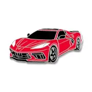 2020-2024 C8 Corvette Z51 Red Hat Lapel Pin