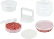 4 In1 Hamburger Press Patty Maker, Chicken Burger Mold, Patty Press 6 Containers
