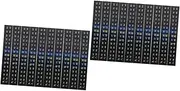 minkissy 2sets Aquarium Thermometers 18-34° -on Decal No Battery Required Accurate Fish Tank Temperature Indicator 10pcs*2