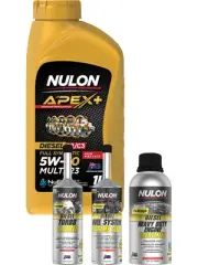 Nulon Apex+ 5W-30 Engine Oil 1L + Turbo Cleaner, Treatment & Extreme Clean