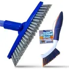 Bring It On Grout Cleaning Brush Crevice Cleaning Brush with Stiff Nylon Bris...