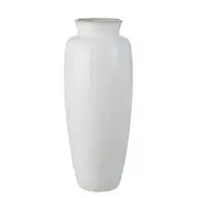 Rogue Ceramic Provincial Gloss Vessel White 20x20x48cm