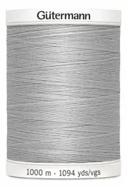 Gutermann Sew-all Thread 1000m 100% Polyester, Colour 38, GREY