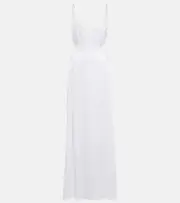 [Galvan] Galvan Bridal Pearled Cove cutout gown AU 16 white