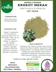50-500 gr POWDER KROKOT MERAH PORTULACA OLERACEA NATURAL HERBAL HERBS