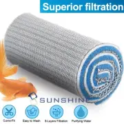 Aquarium Carbon Activated Sponge for Fish Tank Sump Bio Foam Filter Media Pad