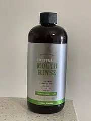 Melaleuca Breath-Away Mouth Rinse - Peppermint, Cinnamon, Clove, Rosemary and T36-C5 Oil - 16oz