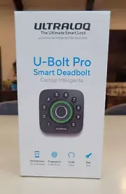 Ultraloq U-BOLT-PRO-UB01 Bluetooth Enabled Fingerprint and Keypad Smart Deadbolt