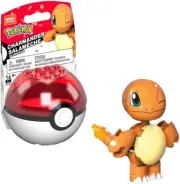 Mega Construx Pokemon Translucent Ball Charmander Pokeball Set GVK62