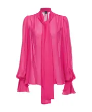 Pinko Pussy-Bow Long-Sleeved Shirt IT38