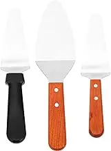 Cabilock 3Pcs Stainless Steel Spatula Spatula with Handle for Pancakes Pizza Non Stick Design for Effortless Cooking and Easy Cleaning for Camping and Picnics