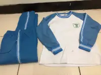 在飛比找露天拍賣優惠-得標5件 重慶國小制服運動服套裝組 二手運動服