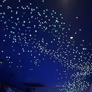 Glow in The Dark Stars Decals Decor for Ceiling 633 Pcs Realistic 3D Stickers Starry Sky Shining Decoration Perfect for Kids Bedroom Bedding Room Gifts