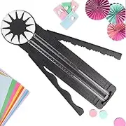 Paper Craft Edge Cutter,12 in 1 Rotary Paper Cutter, 12 in 1 Paper Trimmer, 12-Shapes in 1 Craft Paper Edge Cutter, Edge Cutter for Paper Crafts, Paper Edge Cutting Tool, Dial Paper Trimmer (Blake)