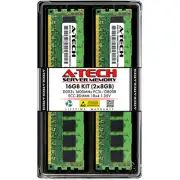 A-Tech 16GB 2x 8GB 1Rx4 PC3-12800R DDR3 1600 LV ECC RDIMM REG Server Memory RAM