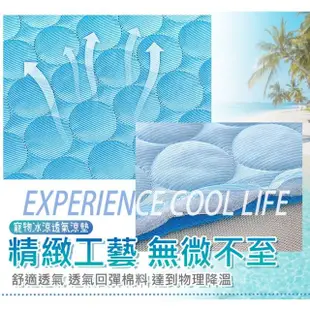 【ENJOY LIFE 樂享生活】多功能涼感冰絲墊-L 70x55cm(夏天消暑透氣/冷感降溫散熱/寵物冰涼睡墊/狗墊貓墊)