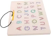 Alphabet Magnetic Writing Board Interactive Letter Tracing Tablet for Preschool Education Stem Learning Portable Educational Tool for Practice Creative Fun