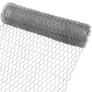 Galvanized Hexagonal Chicken Wire Net DIY Wire Mesh Animal Plant Fence KQ
