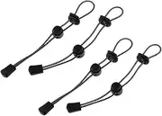 Prettyia 4pcs Securing Fixing Hiking Stick Walking Pole Elastic Cord for Mountaineering Backpack