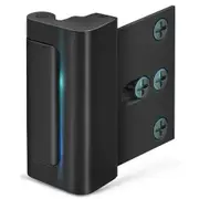 Home Security Door Reinforcement Lock High Security Door Lock Front Door Locks Withstand 800 lbs Top Door Latch Lock Flip Door Guardian for Inward Swinging Inside Door