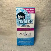 RevitaLens Multi-Purpose Disinfecting Solution NEW 2 OZ w Lens Case