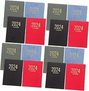jojofuny 4sets Notepad Schedule Planner Notebooks for Business Writing Note Taking and Memo Stylish Covers 4pcs*4