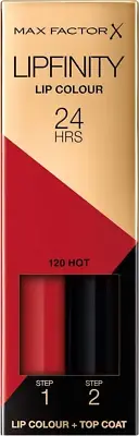 Max Factor Lipfinity Lip Colour Gloss #120 Hot 4.2Ml