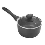 Pyrolux Pyrostone 16cm Stoneware Saucepan w/ Glass Lid Induction Cookware Black