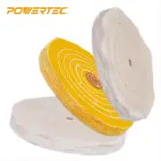 6 in Bench Grinder Buffing Buffer Wheel Kit with 3-piecs Polishing Compound Set
