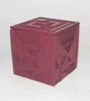 Frank Lloyd Wright Ennis House 2.5" X 2.5" X 2.5" Resin Box, New iN bOX